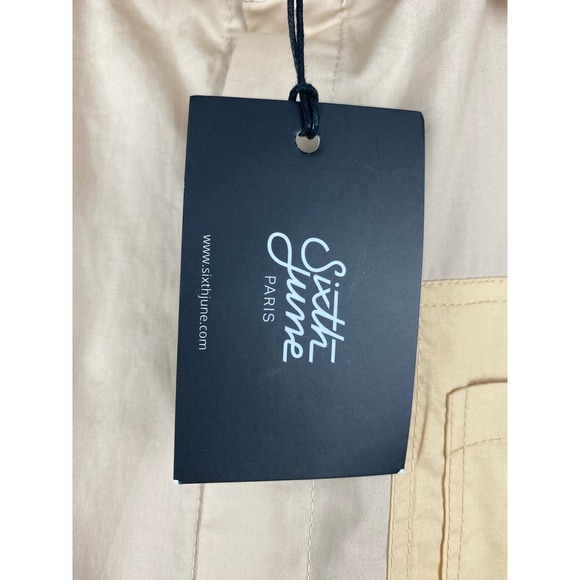 NWT Sixth June Paris Men's S Beige Button Up Shirt - Picture 3 of 8